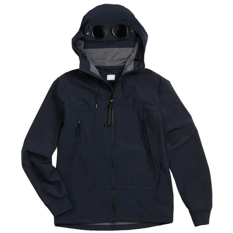 Chaqueta con capucha para senderismo de alta calidad, chaquetas cortavientos cálidas de talla grande para hombre