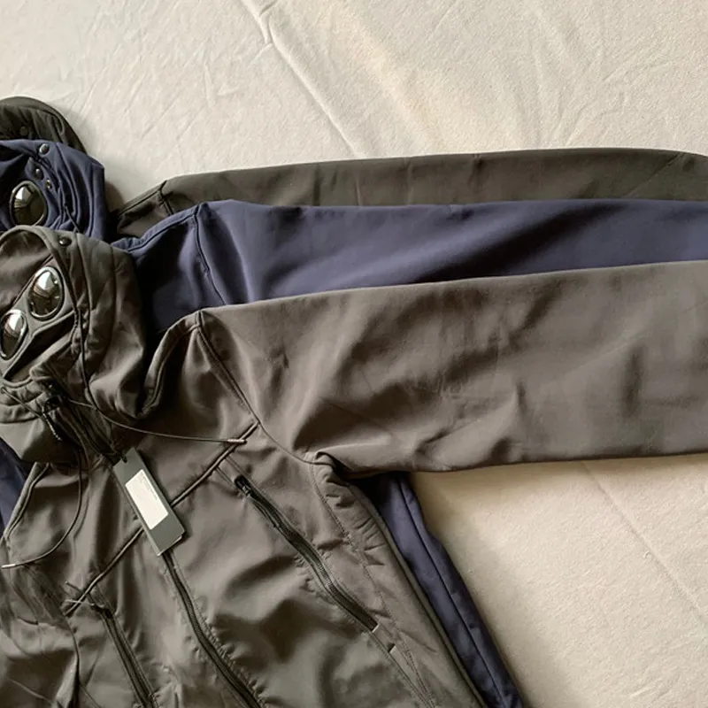 Chaqueta con capucha para senderismo de alta calidad, chaquetas cortavientos cálidas de talla grande para hombre