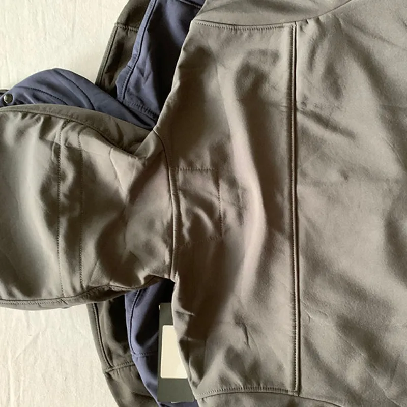 Chaqueta con capucha para senderismo de alta calidad, chaquetas cortavientos cálidas de talla grande para hombre