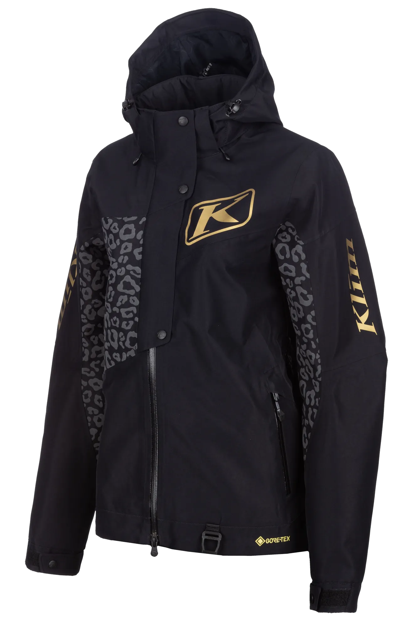 CHAQUETA DE NIEVE MUJER KLIM ALPINE NEGRODORADO METáLICO