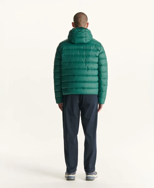 Chaqueta Jott JORGE de plumas pato Hombre con capucha SS23MDOW10 – 249 DARK GREEN Justoverthetop VERDE