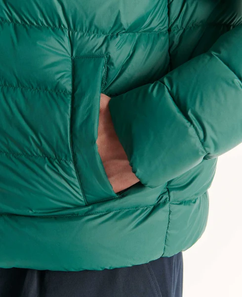 Chaqueta Jott JORGE de plumas pato Hombre con capucha SS23MDOW10 – 249 DARK GREEN Justoverthetop VERDE