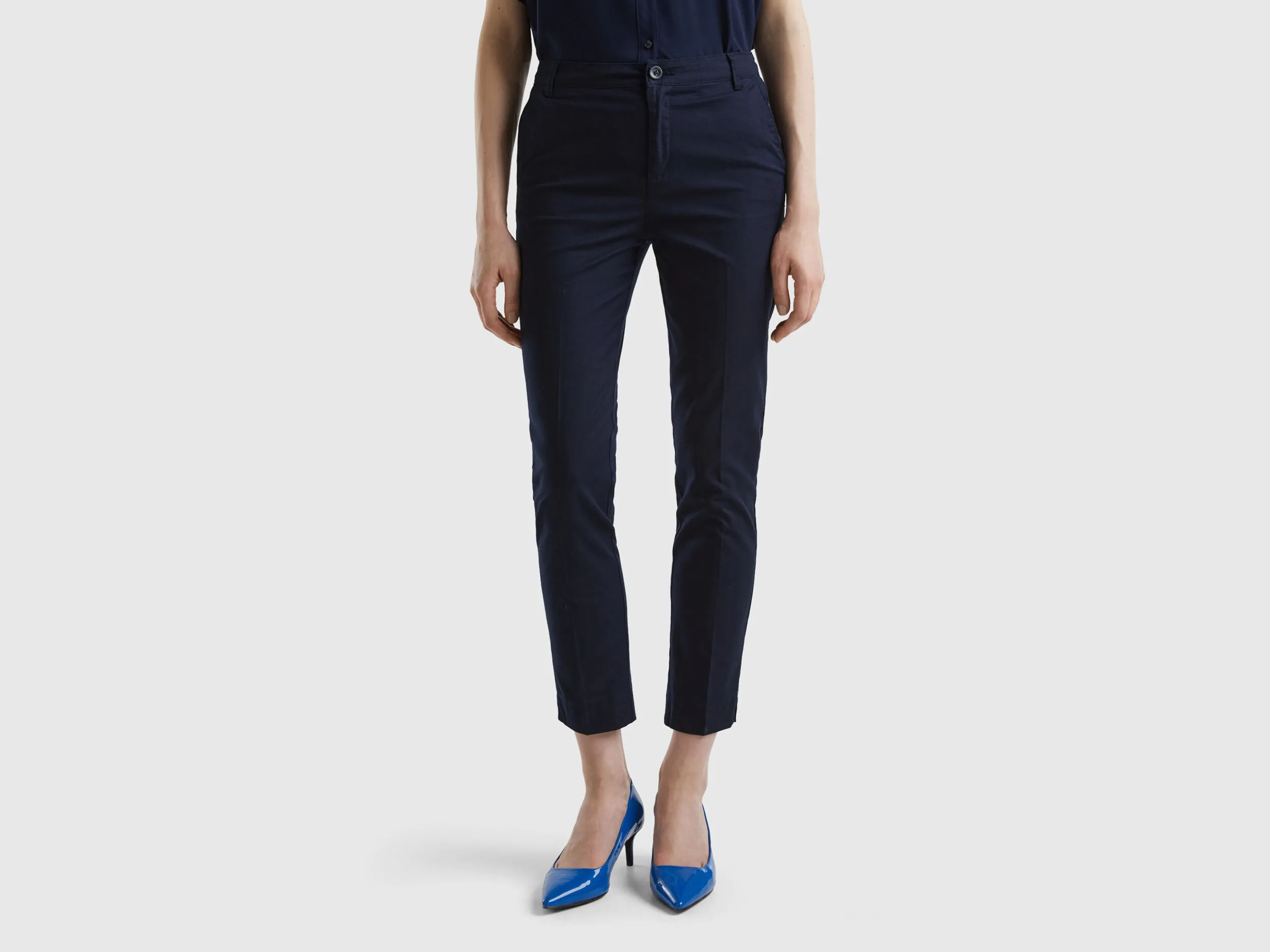 Chinos de algodón elástico