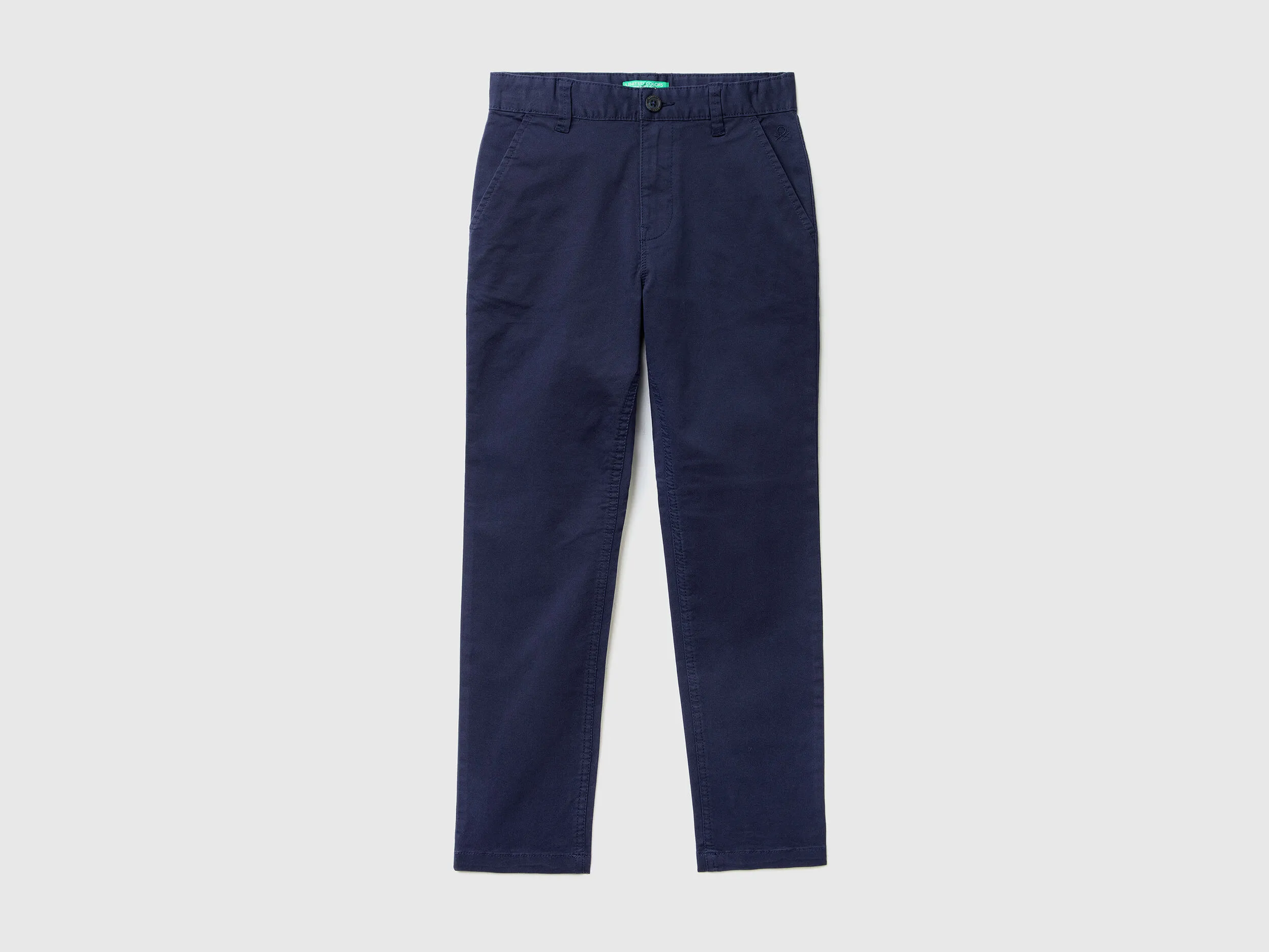 Chinos slim fit de algodón elástico