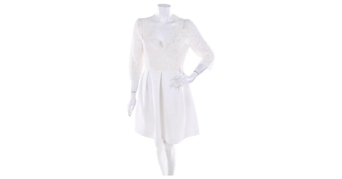 Claudie Pierlot Vestidos Blanco 