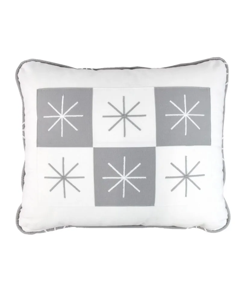 Cojin Infantil Patchwork Estrellas Gris RO INFANTIL