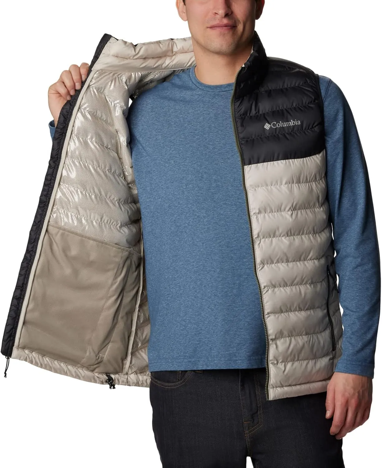 Columbia Powder Lite Vest Chaleco Acolchado Hombre (Pack de 1)