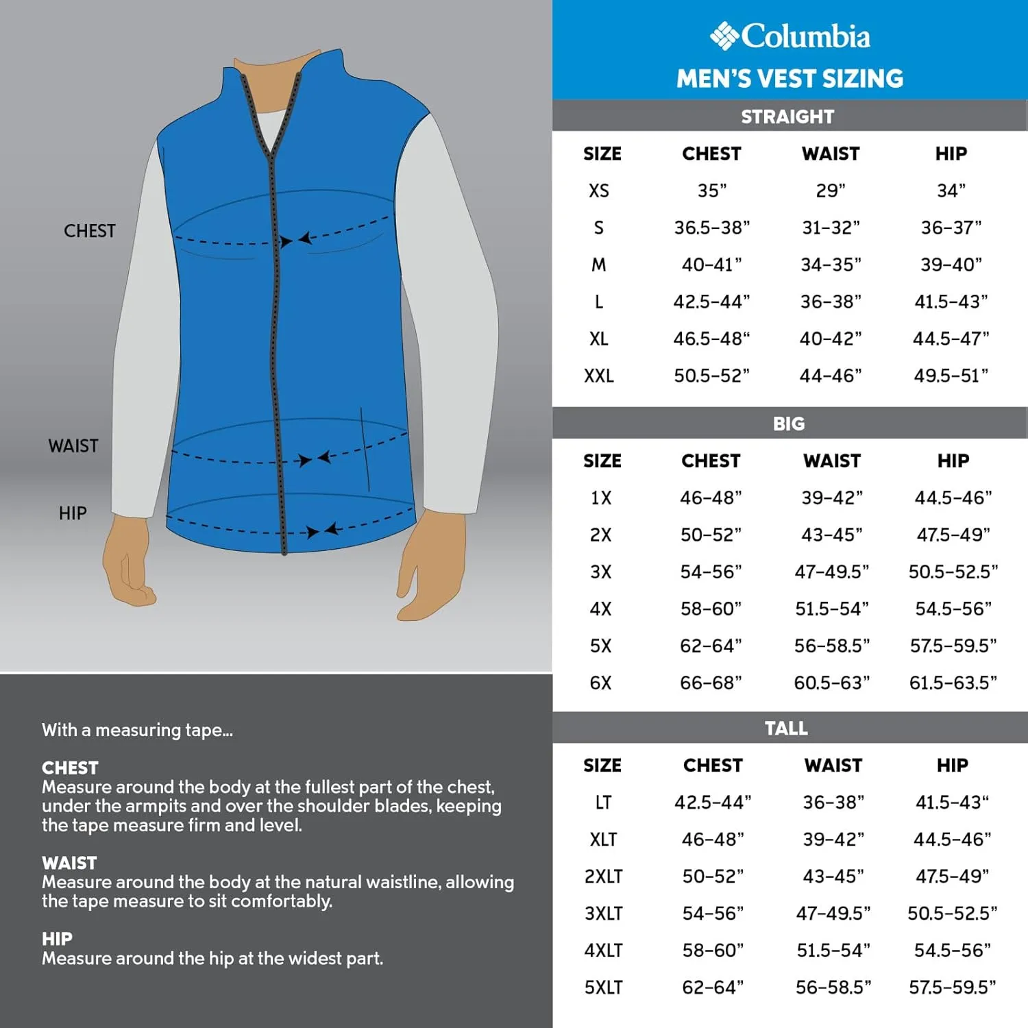 Columbia Powder Lite Vest Chaleco Acolchado Hombre (Pack de 1)