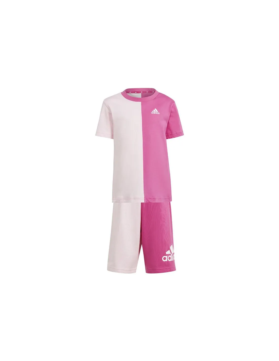 Conjunto adidas Lk Club Set Infantil Rosa