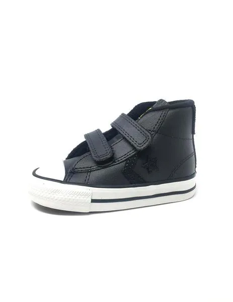 converse alta napa negra velcro