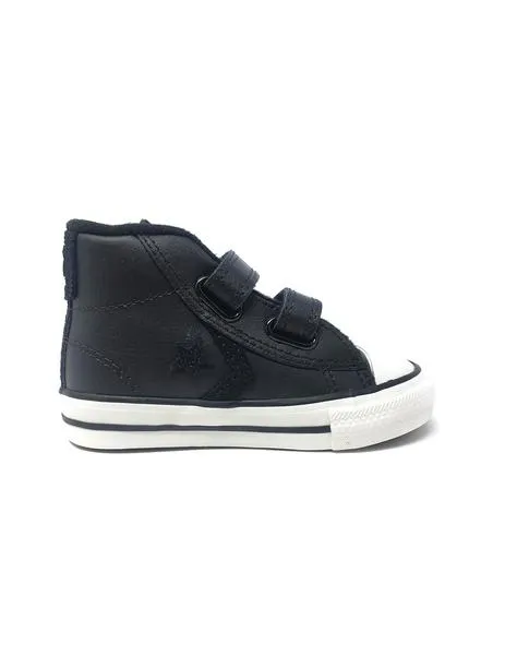 converse alta napa negra velcro