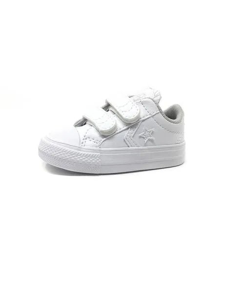 converse velcro napa blanco