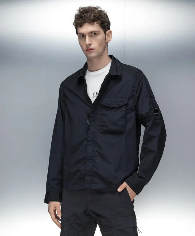 C.P. COMPANY BLUE CHROMER WINDBREAKER