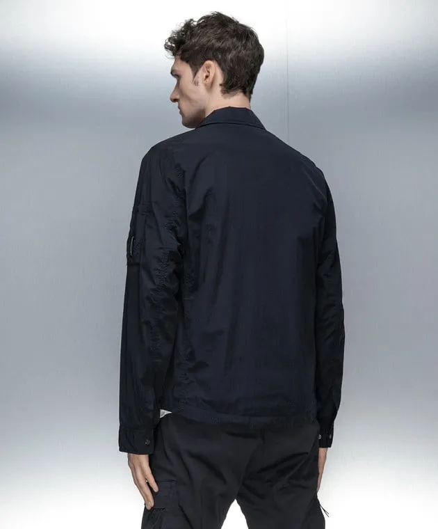C.P. COMPANY BLUE CHROMER WINDBREAKER