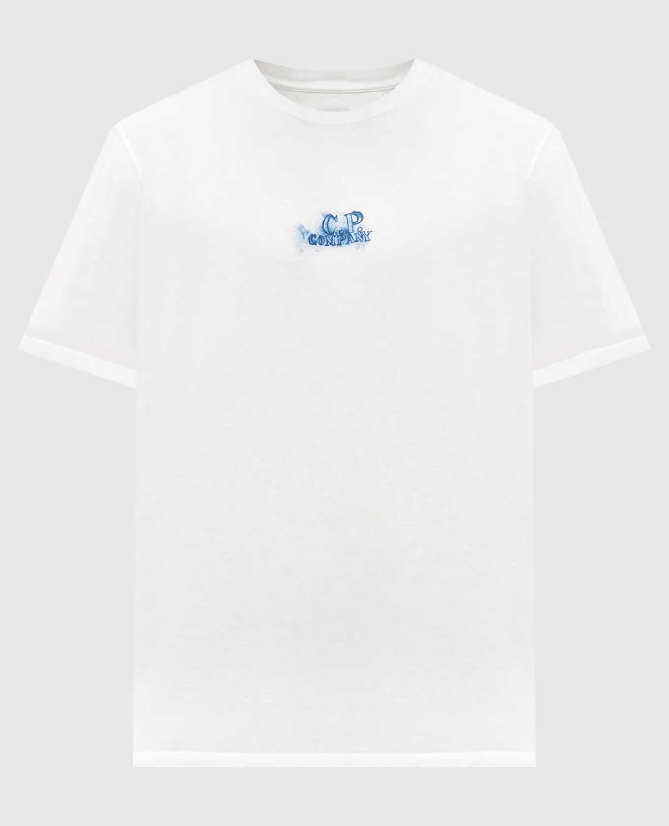 C.P. COMPANY WHITE TSHIRT WITH LOGO