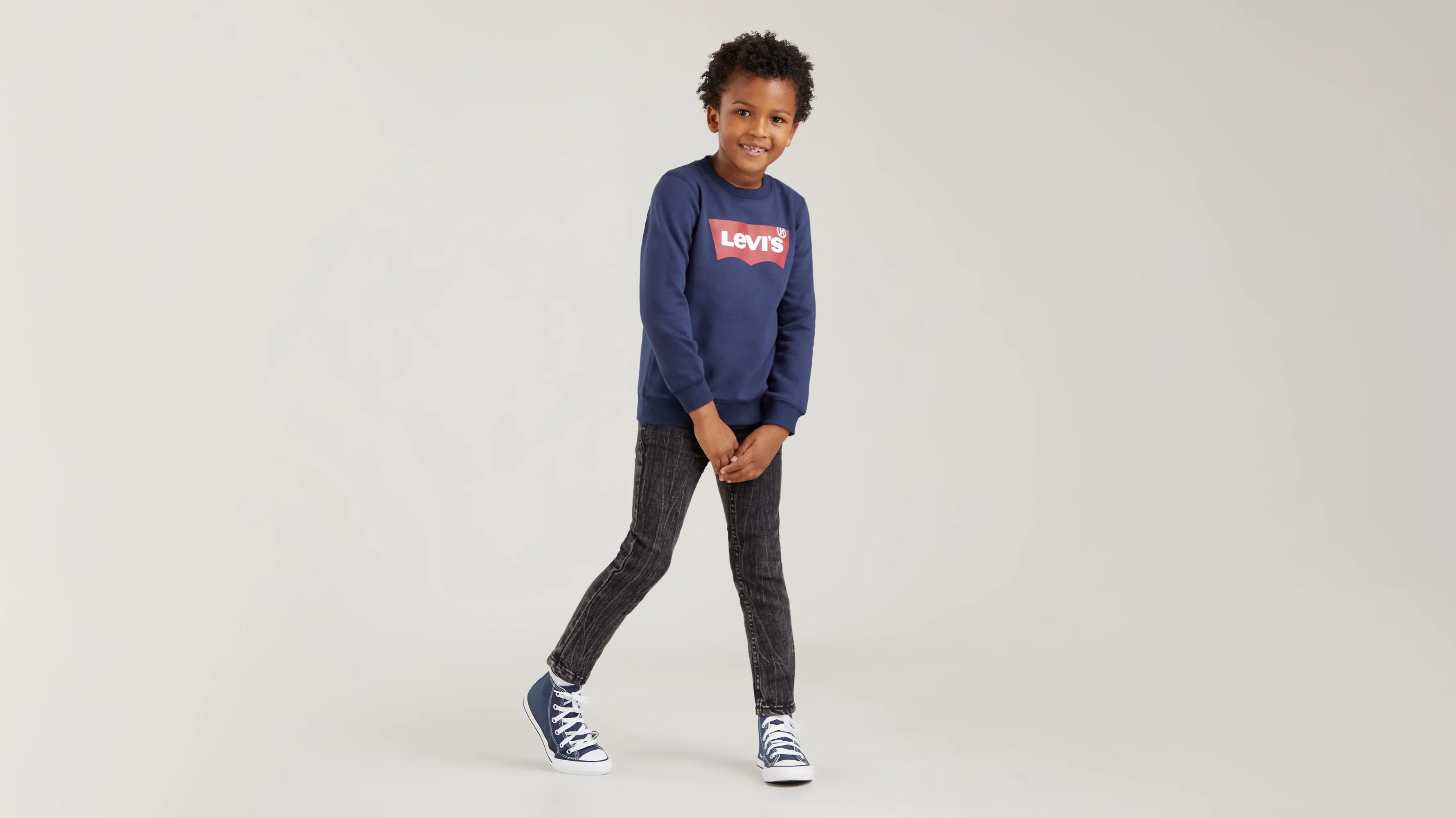 Cuello Redondo Infantil Batwing