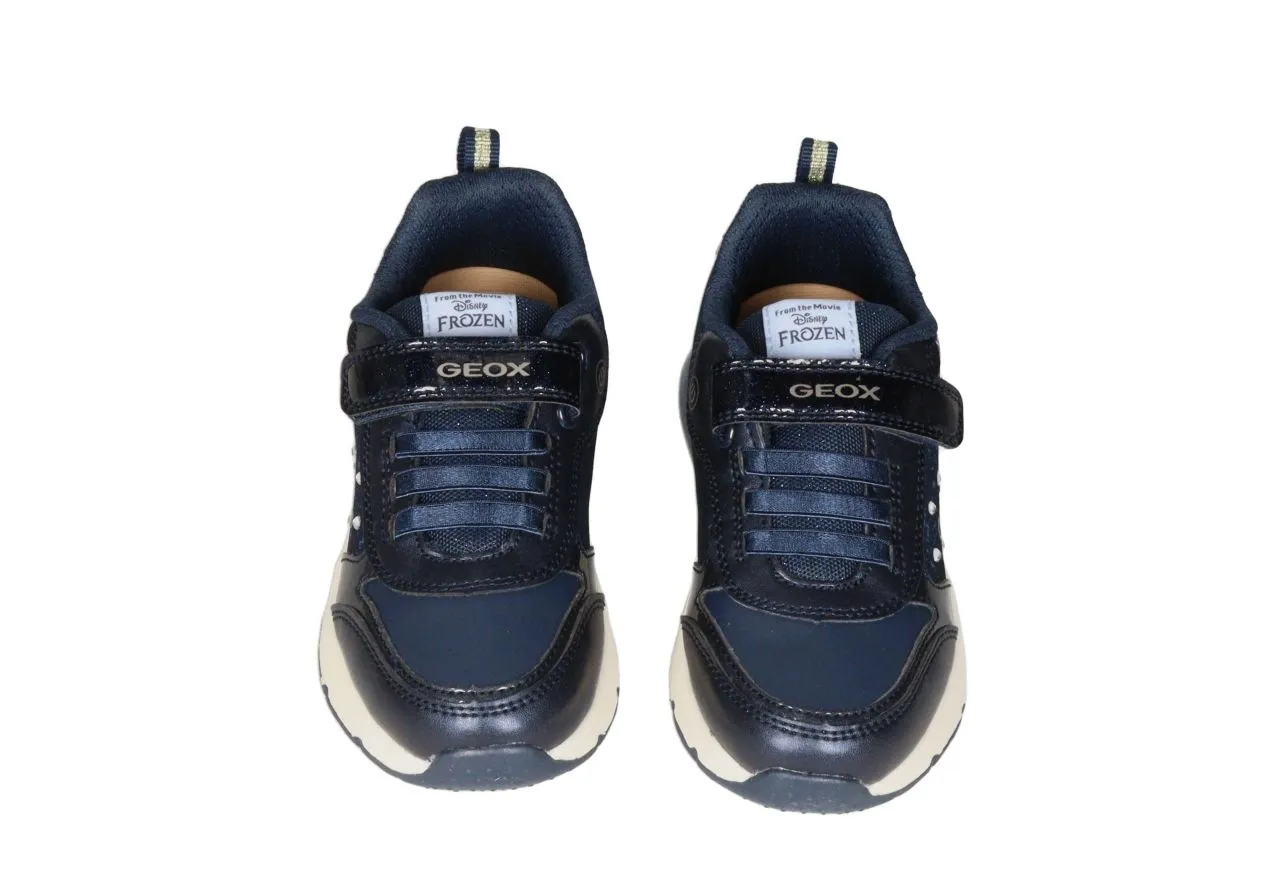 Deportivo Velcro/cordon Azul Frozen Luces