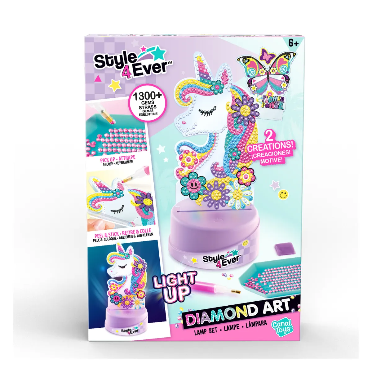 Diamond Art Lamp Set