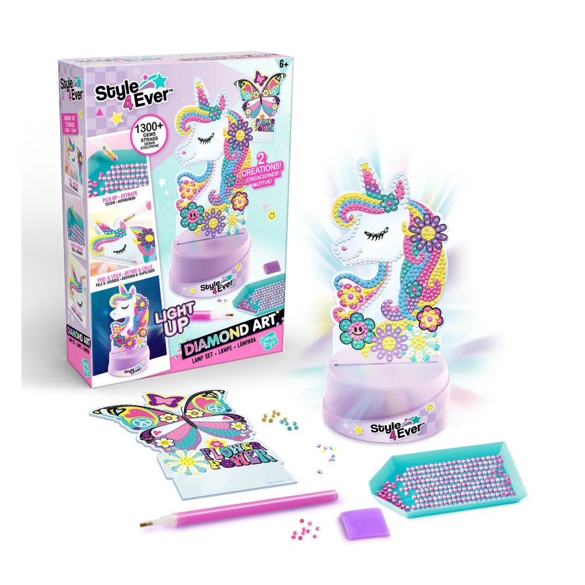 Diamond Art Lamp Set