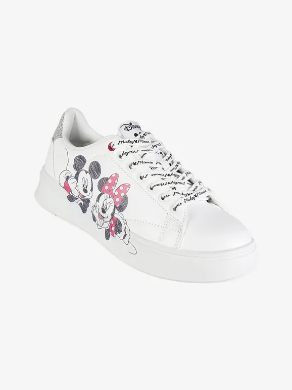Disney Zapatillas con cordones de mujer Minnie y Mickey Mouse