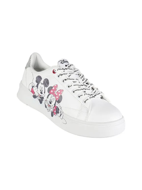 Disney Zapatillas con cordones de mujer Minnie y Mickey Mouse