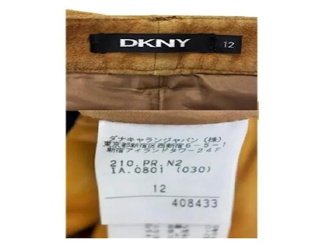 Dkny traje de pantalon Camello 