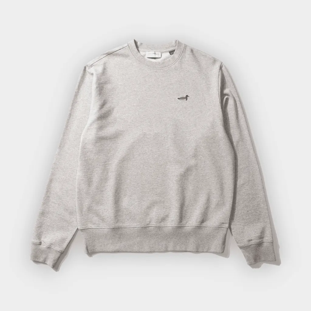 Edmmond – Sudadera Duck patch plain grey melange