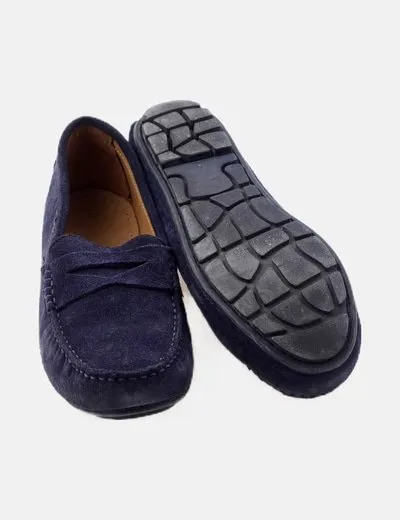 El Corte Inglés Mocasines ante azul marino