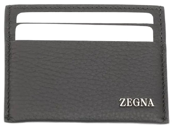 Ermenegildo Zegna ZEGNA Bolsos pequeños, carteras y estuches Cuero Negro 