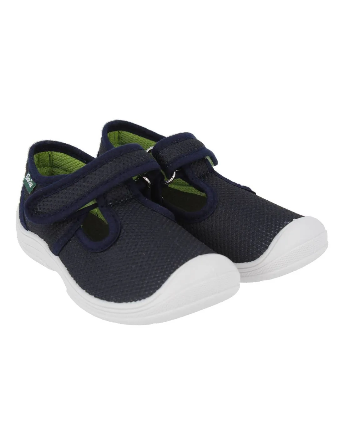 GORILA  ZAPATO PEPITO VELCRO REJILLA MARINO