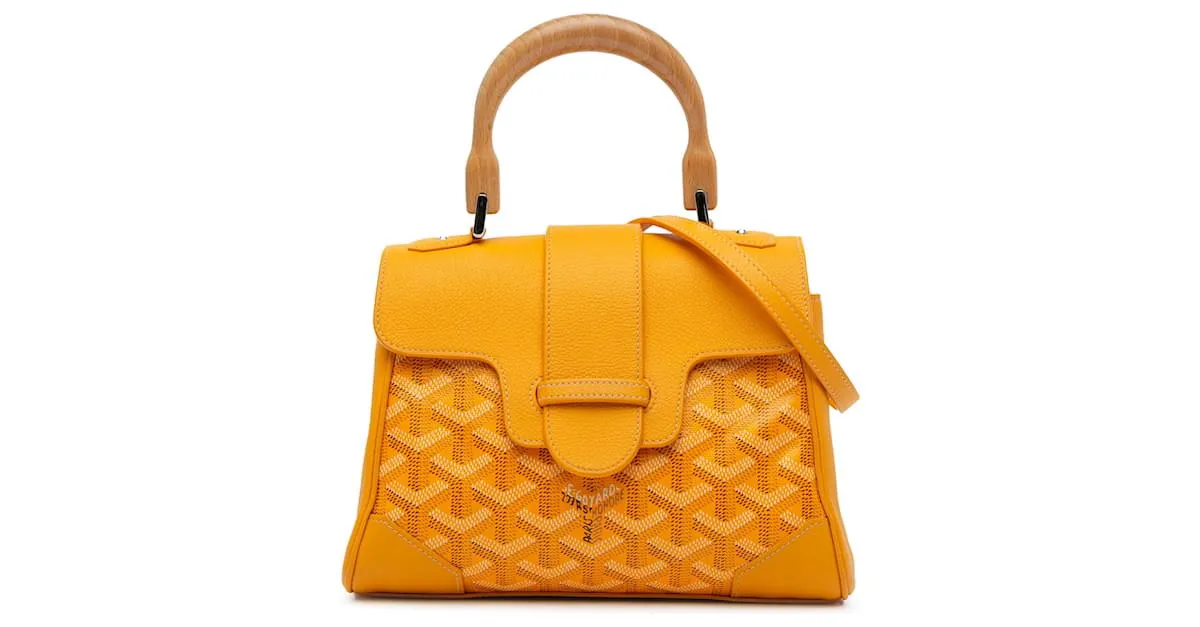Goyard Amarillo Mini Goyardine Saigon Souple 