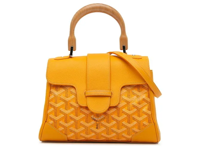 Goyard Amarillo Mini Goyardine Saigon Souple 