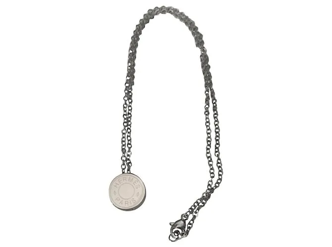 Hermès Clavo de silla Hardware de plata 