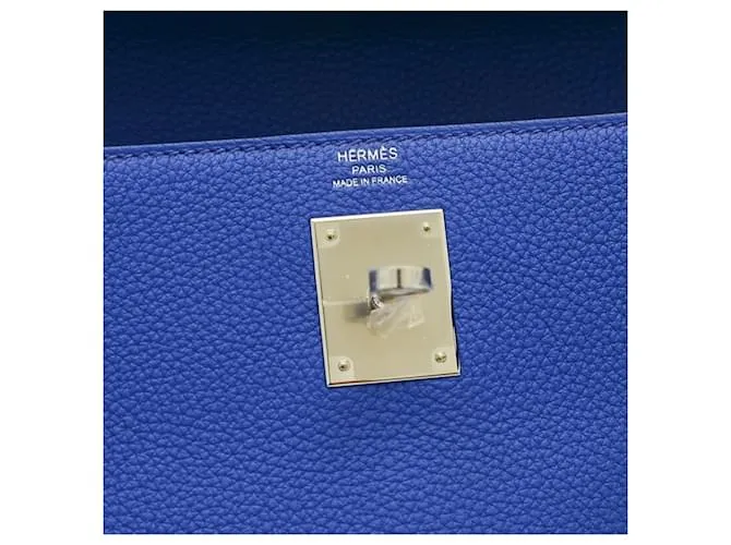 Hermès Kelly 28 Azul 