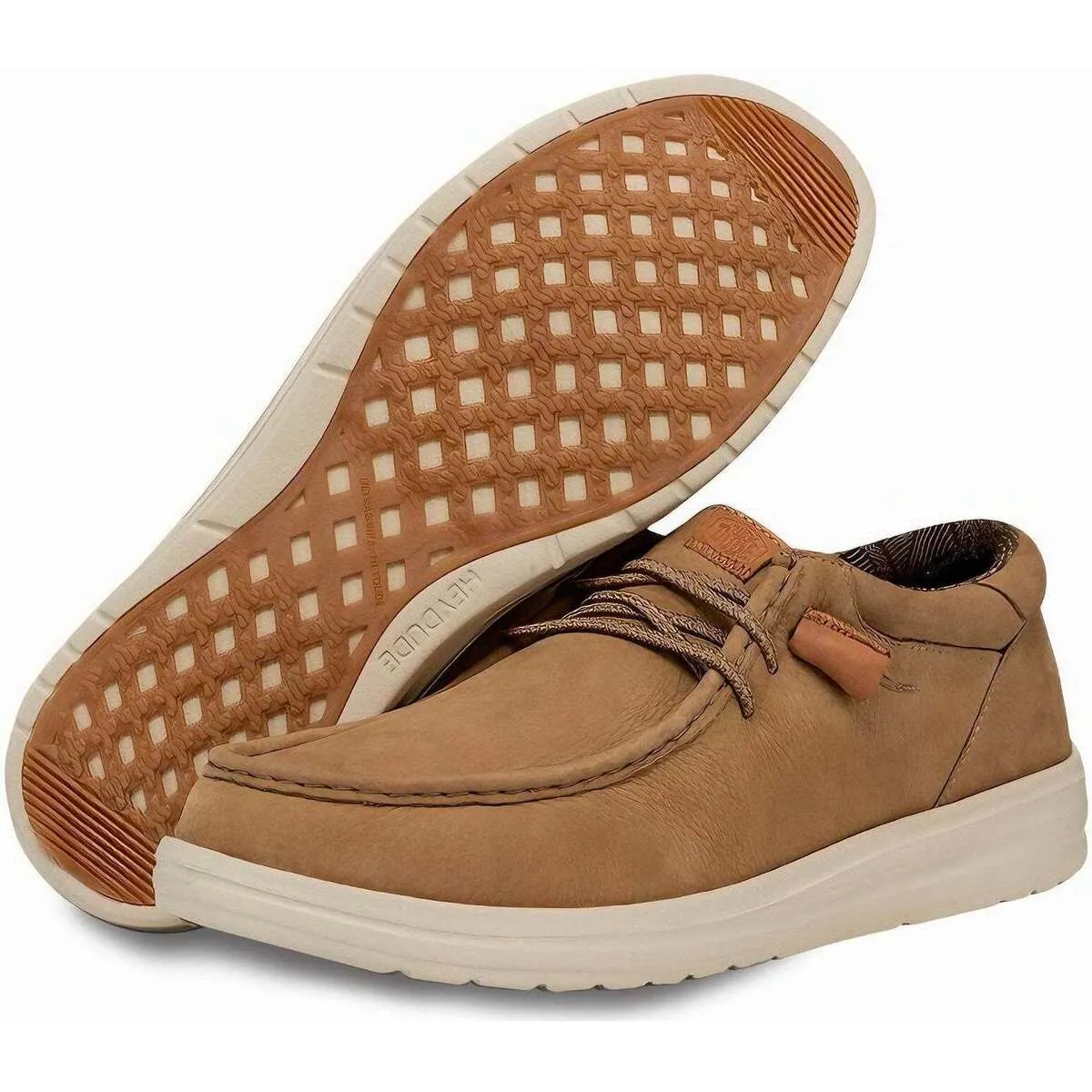 hombre mocasines Wally Grip Craft Leather tan
