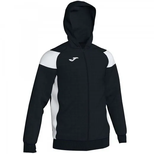 JACKET HOODIE POLY CREW III BLACKWHITE