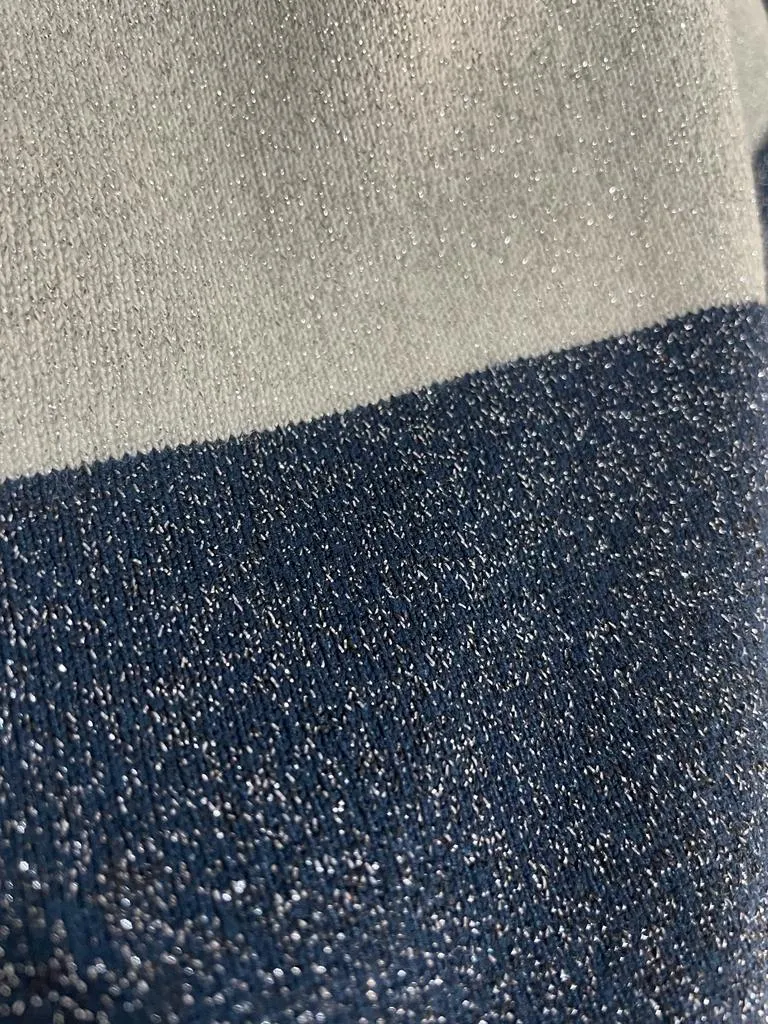 JAZMIN CHEBAR Sweater Hilos Metalizados