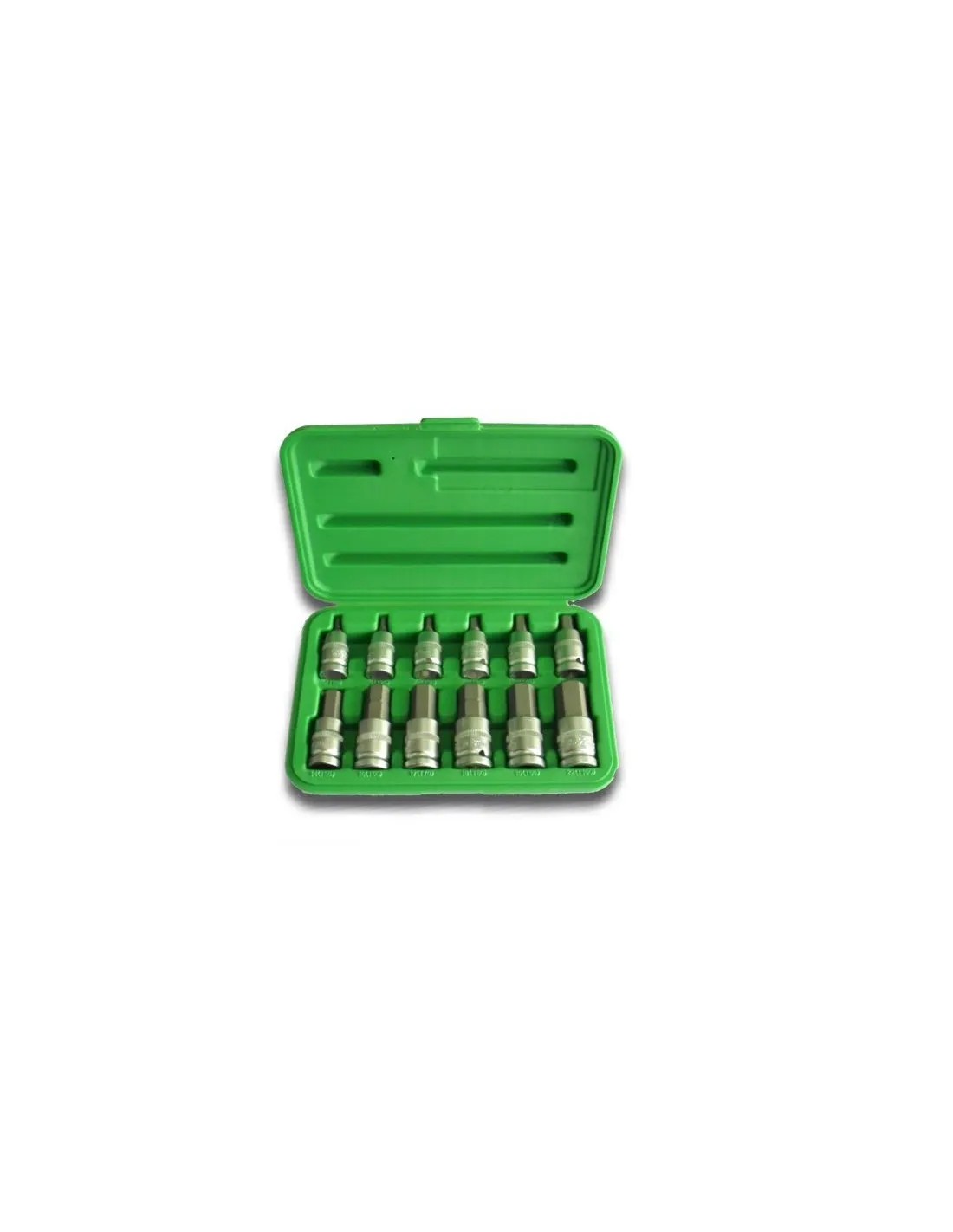 JBM 51260  SET DE 12 PIEZAS DE 1/2" PUNTA HEXAGONAL