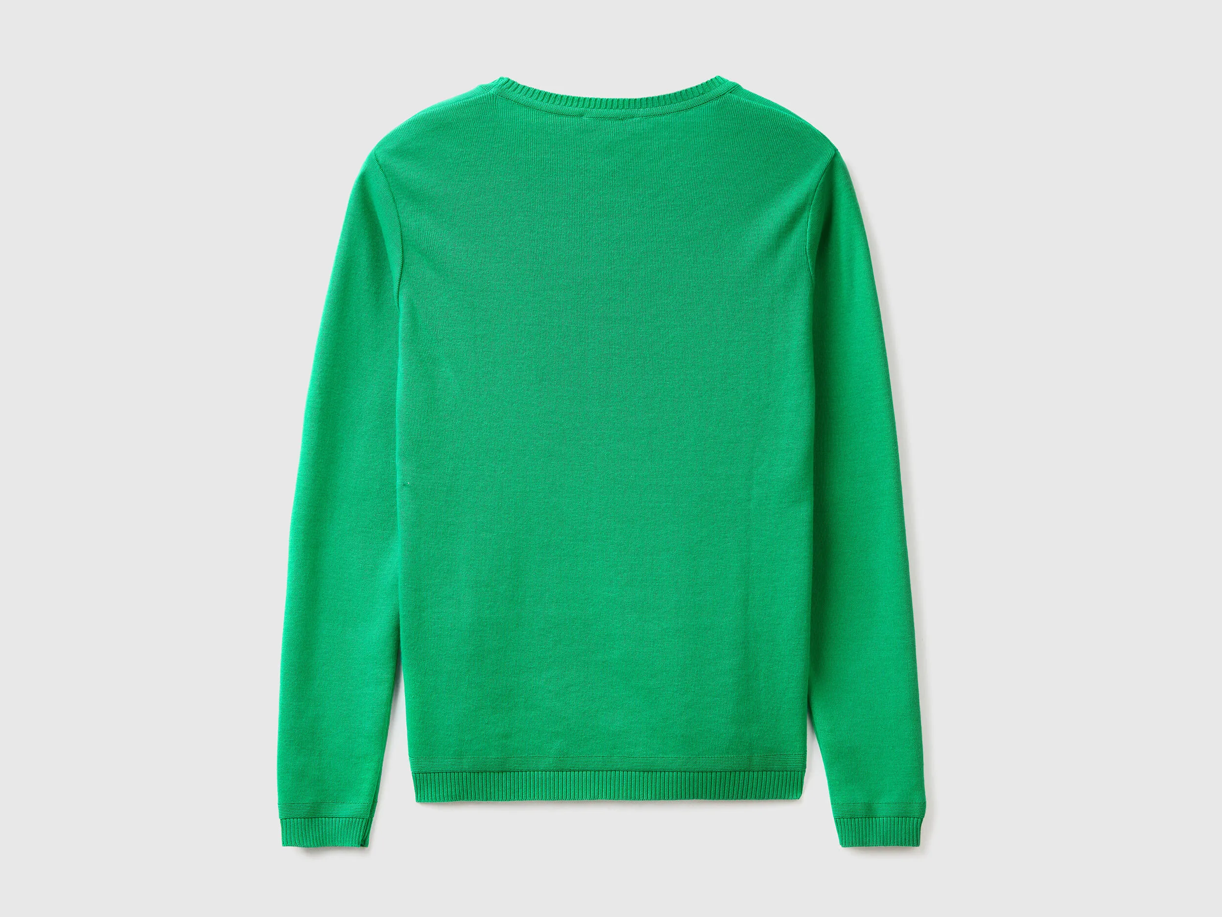 Jersey de cuello redondo de 100 % algodón