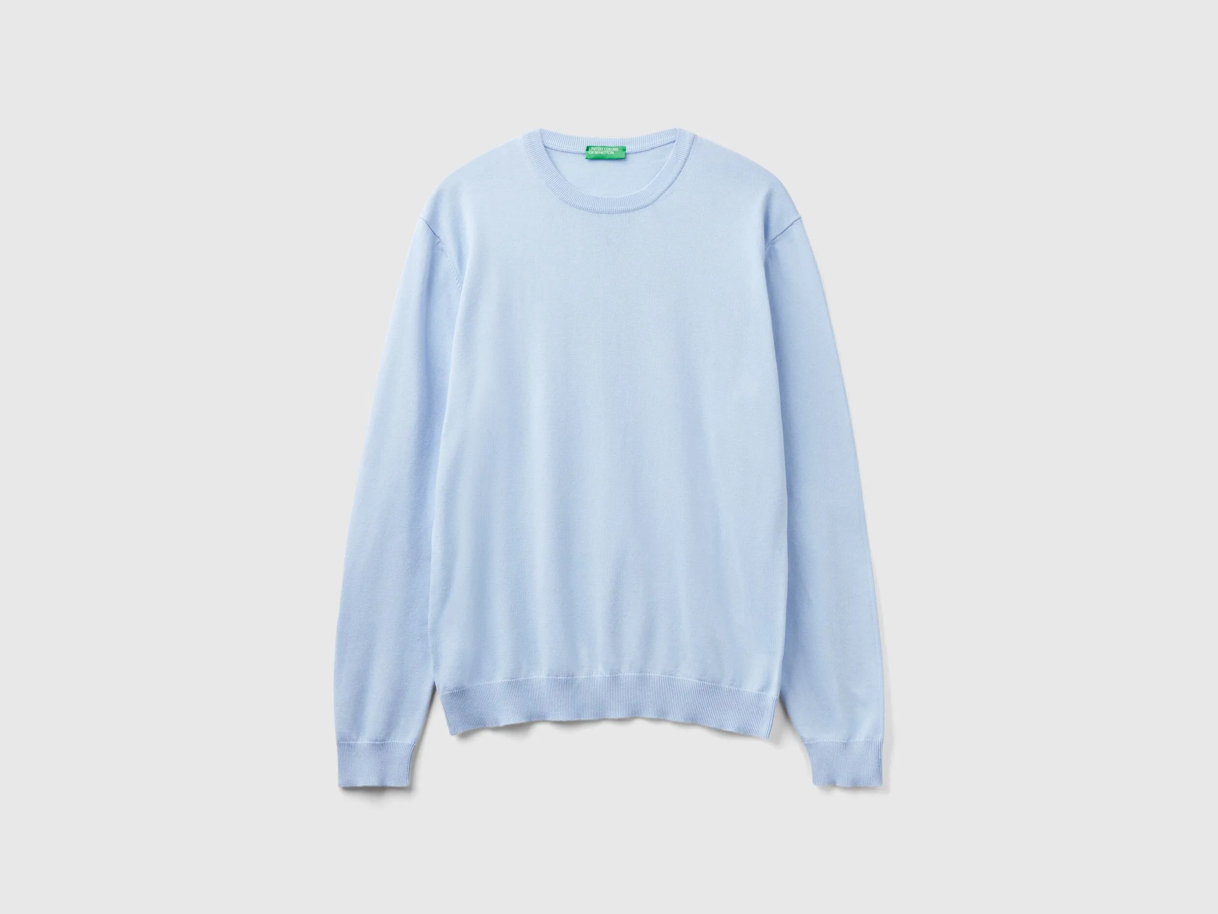 Jersey de cuello redondo de 100% algodón