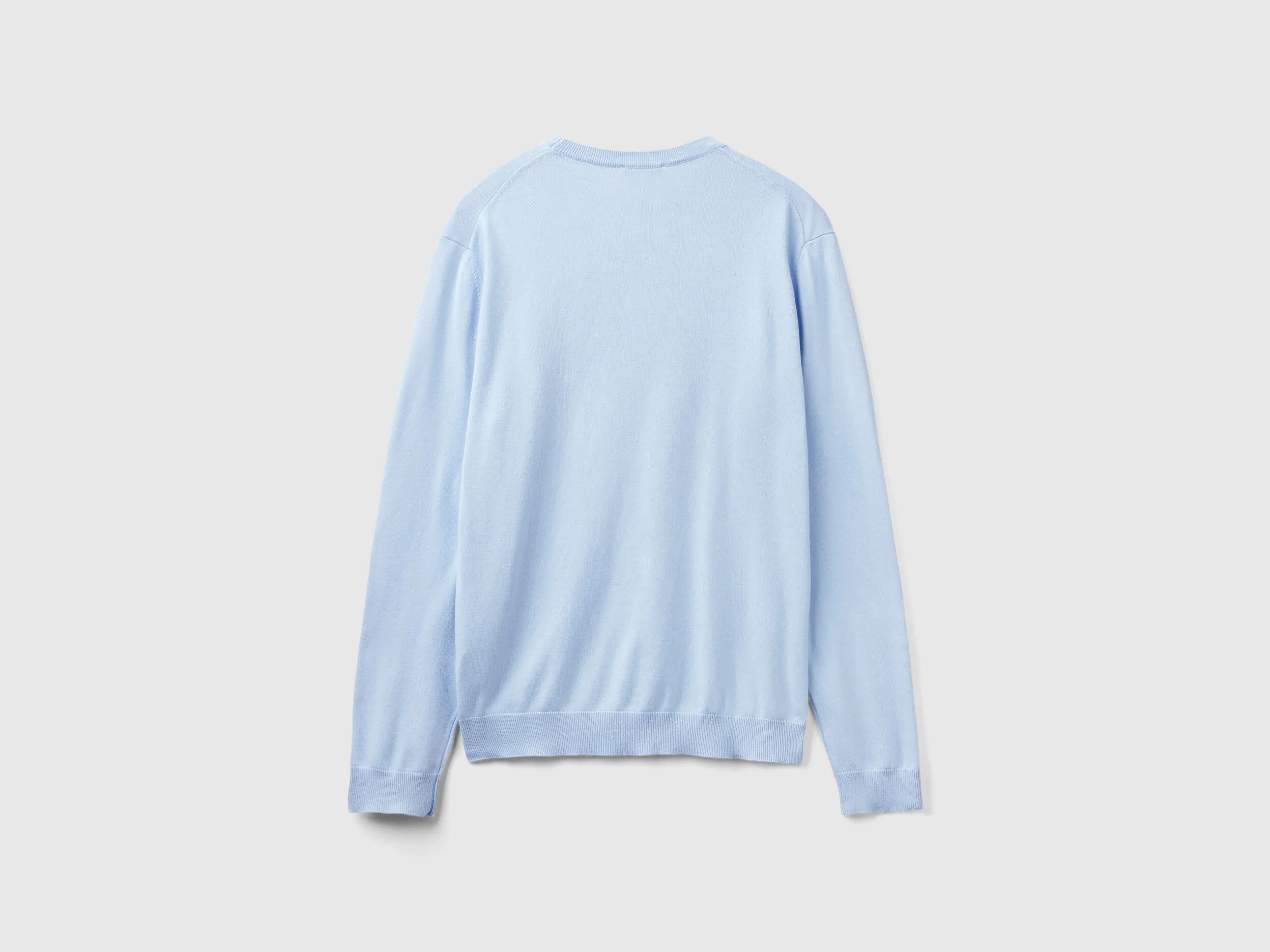 Jersey de cuello redondo de 100% algodón