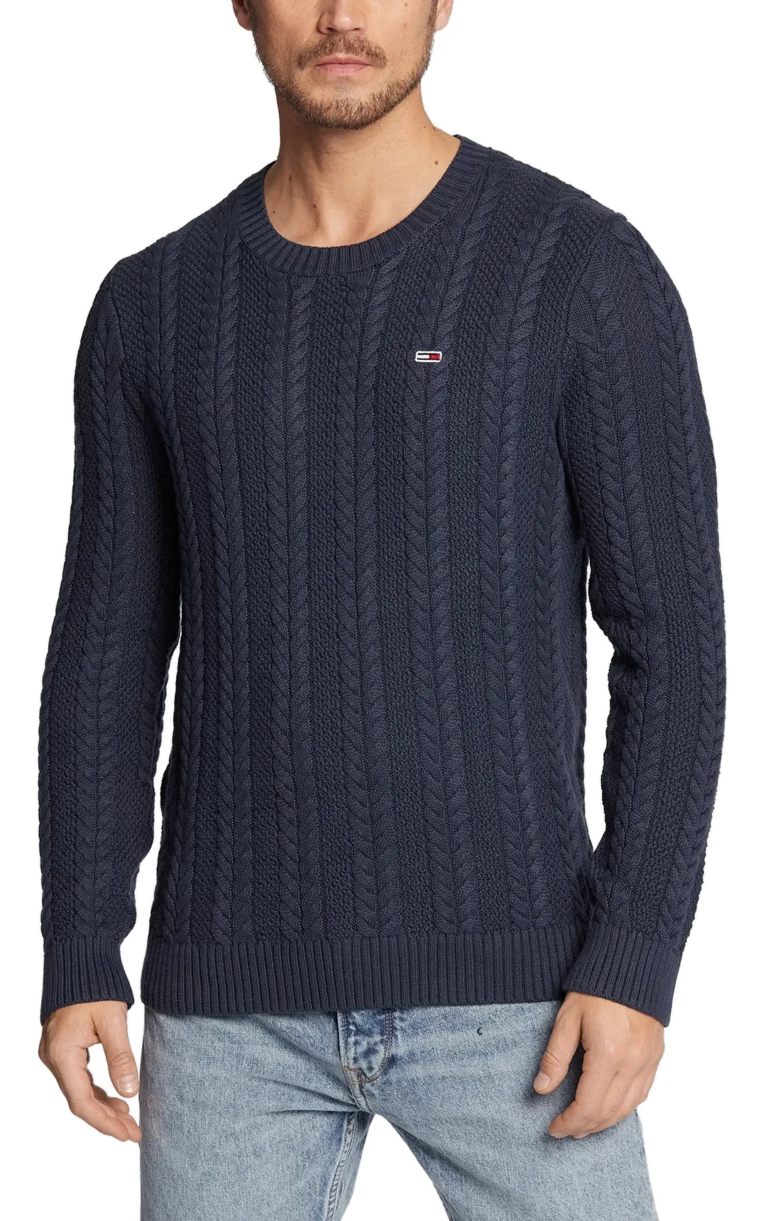 JERSEY DE PUNTO TRENZADO HOMBRE TOMMY JEANS