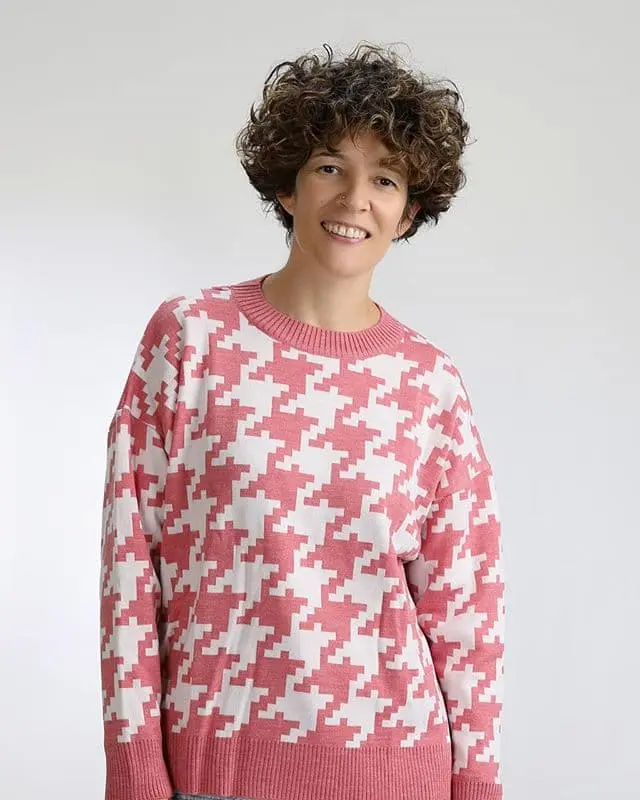 Jersey pata de gallo 100% lana merino