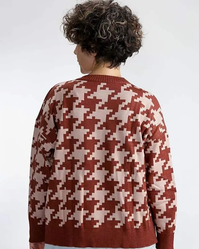 Jersey pata de gallo 100% lana merino