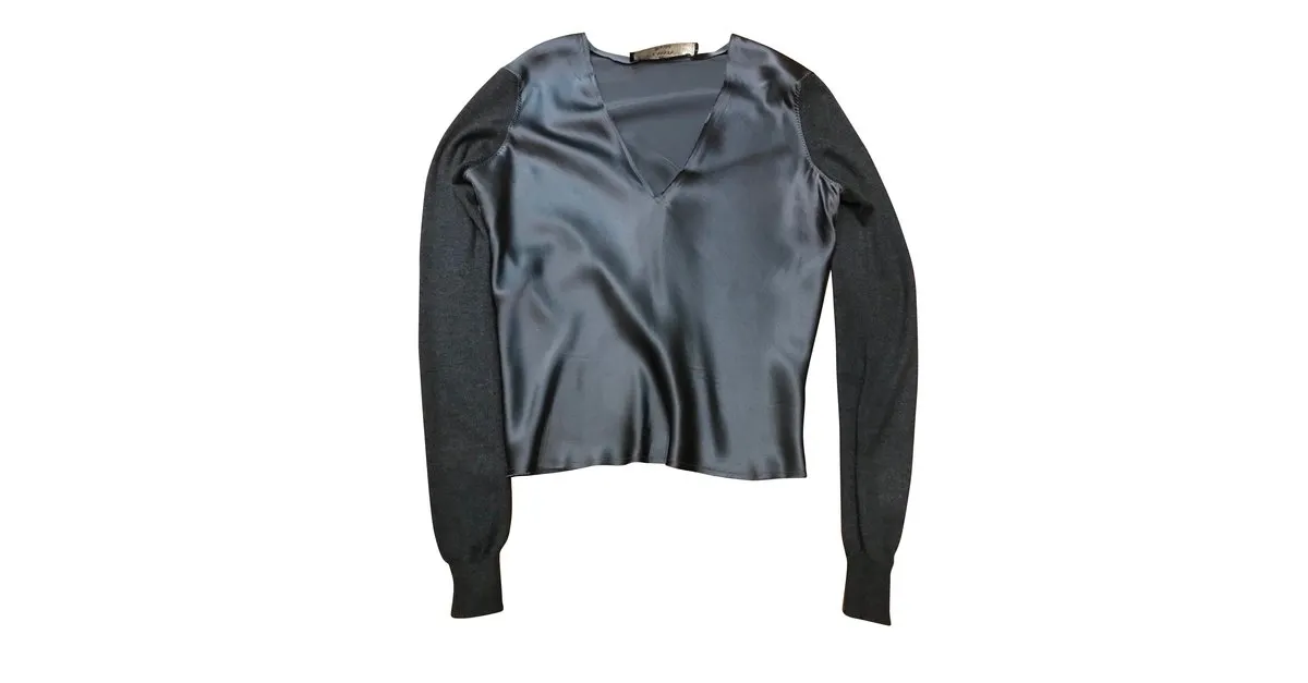 Lanvin Prendas de punto Gris antracita 