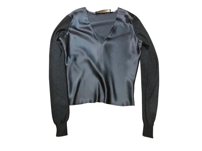 Lanvin Prendas de punto Gris antracita 