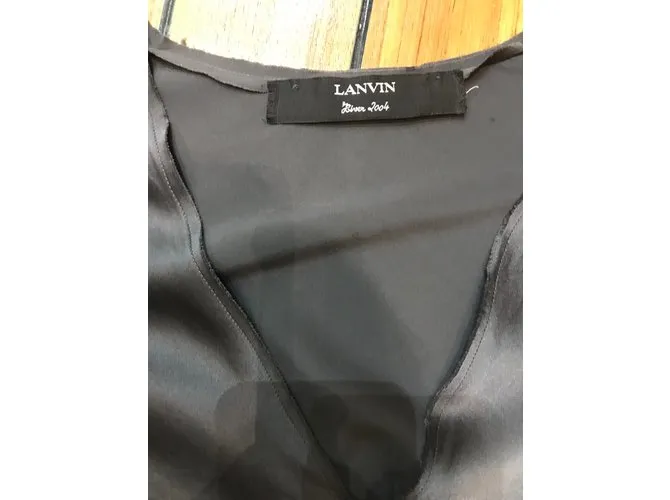 Lanvin Prendas de punto Gris antracita 