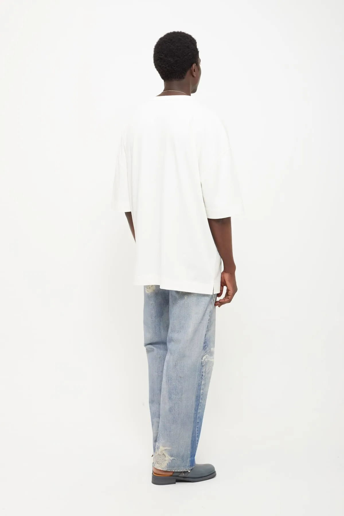 LEMAIRE CHALK BOXY TSHIRT