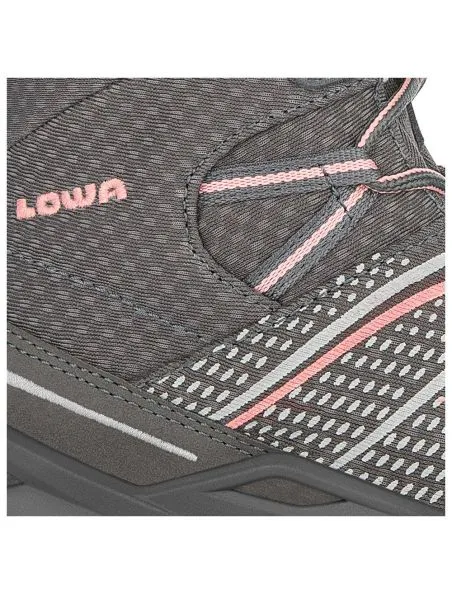 LOWA Botas Ferrox Pro GTX Mid Mujer Graphite/Salmon