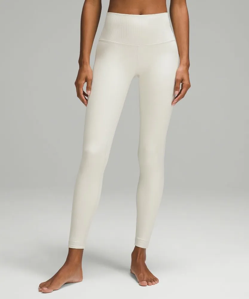 LULULEMON LEGGINGS ACANALADOS DE TALLE ALTO LULULEMON ALIGN  71 CM  BRILLO BONE | BO95R1SY